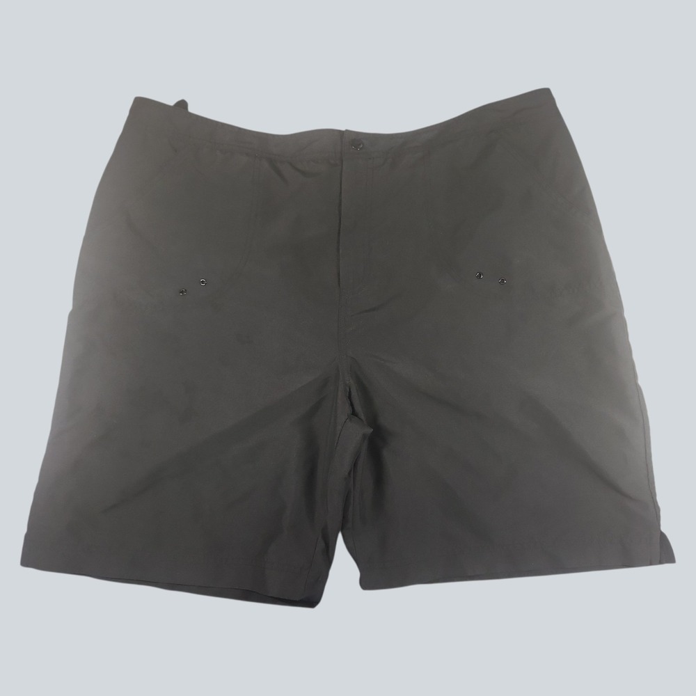 Maxine of Hollywood Plus Size 18W Black Swim Shorts Lined Modest Boardshorts Fit